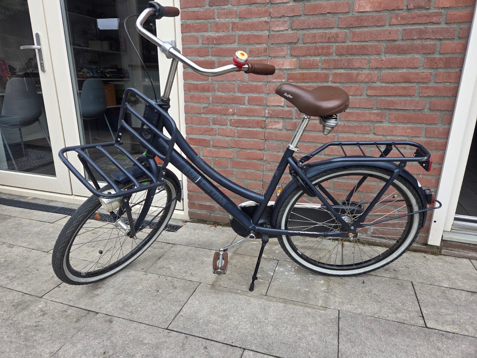 Cortina U4 Transportfiets 24 inch, 3 versnellingen, Ophalen, Terugtraprem, Versnellingen, Cortina