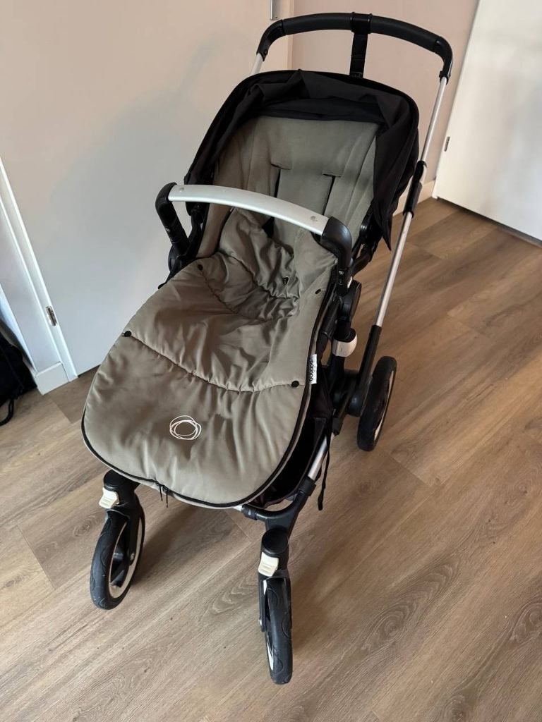 Bugaboo Buffalo + Maxi Cosi + Extra's, Gebruikt, Bugaboo, Verstelbare duwstang, Ophalen
