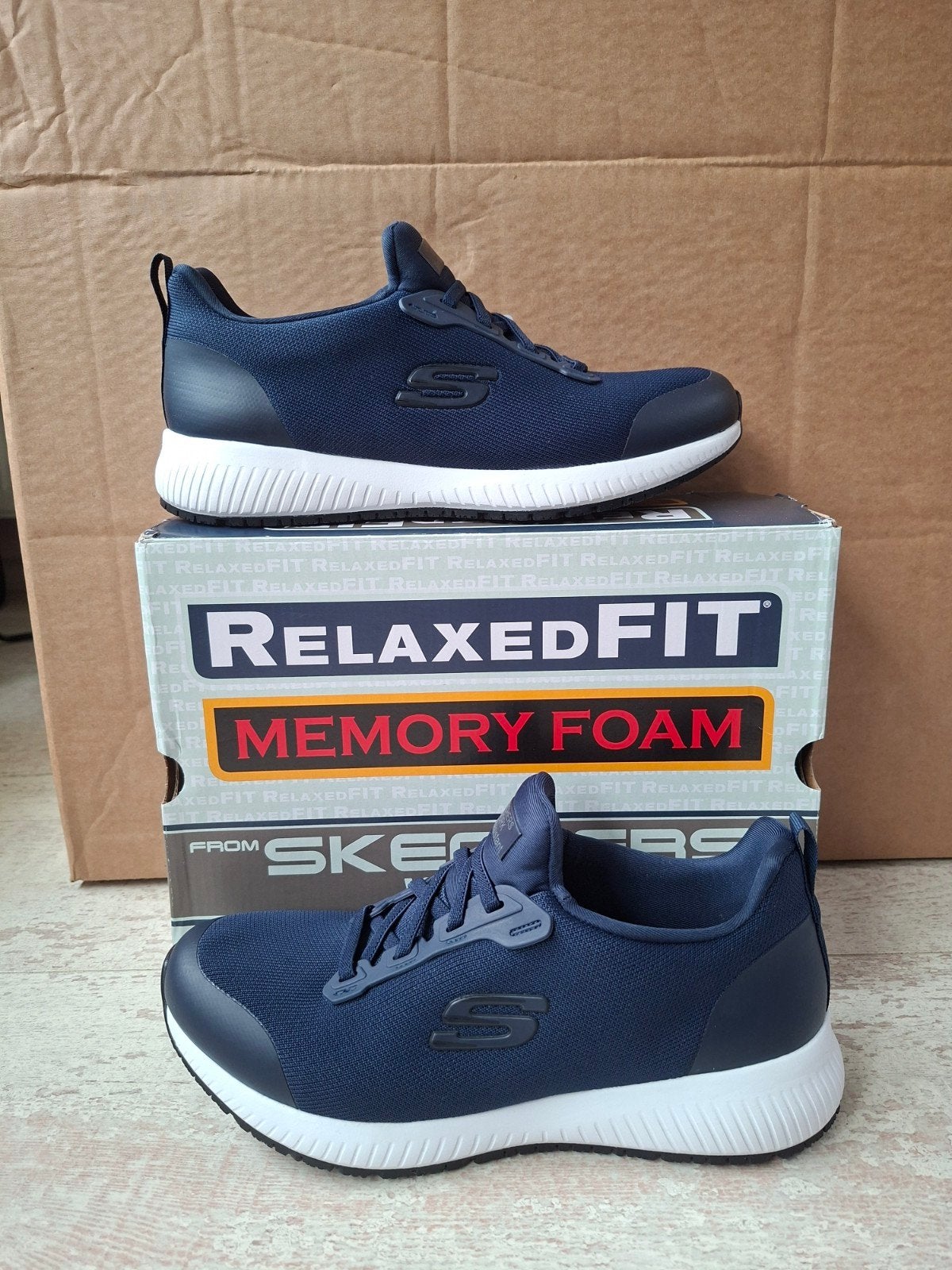 Skechers Relaxed Fit Memory Foam sneakers maat 39, Blauw, Nieuw, Ophalen of Verzenden, Sneakers of Gympen