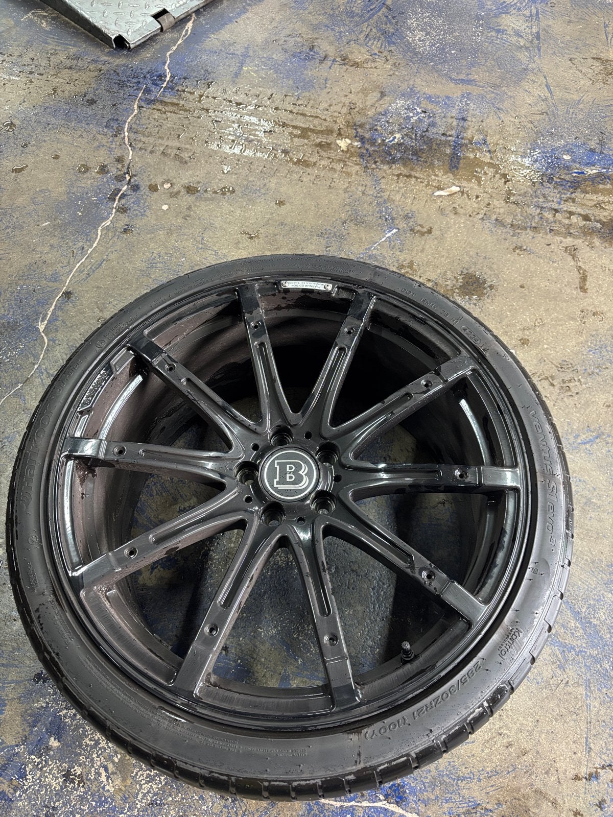 Brabus Monoblock F21 Platinum Edition 21 inch velgen met ban, Ophalen, Gebruikt, 255 mm, Banden en Velgen