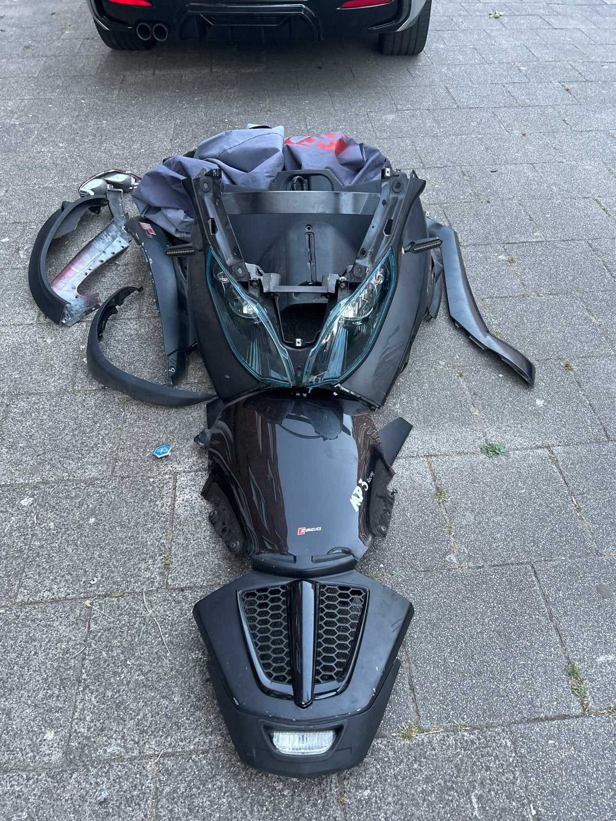 Piaggio MP3 Racing onderdelen - Kappen en Koplamp, Ophalen of Verzenden, Gebruikt, Kap, Piaggio