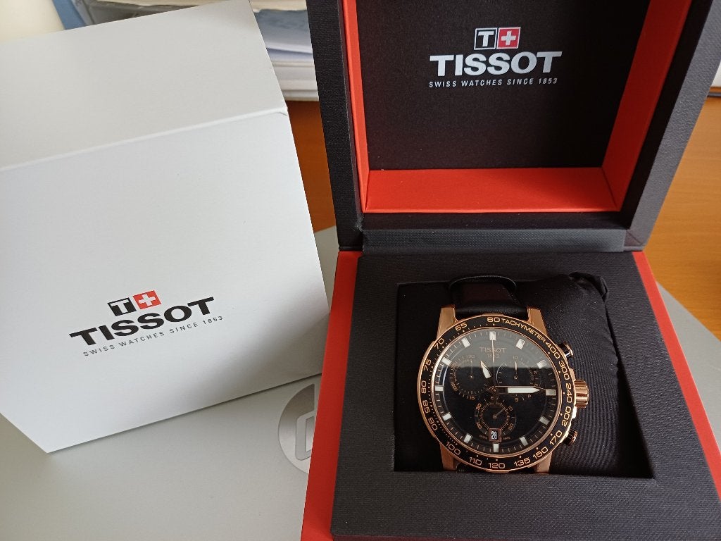 Tissot herenhorloge nieuw, Leer, Staal, Polshorloge, Nieuw