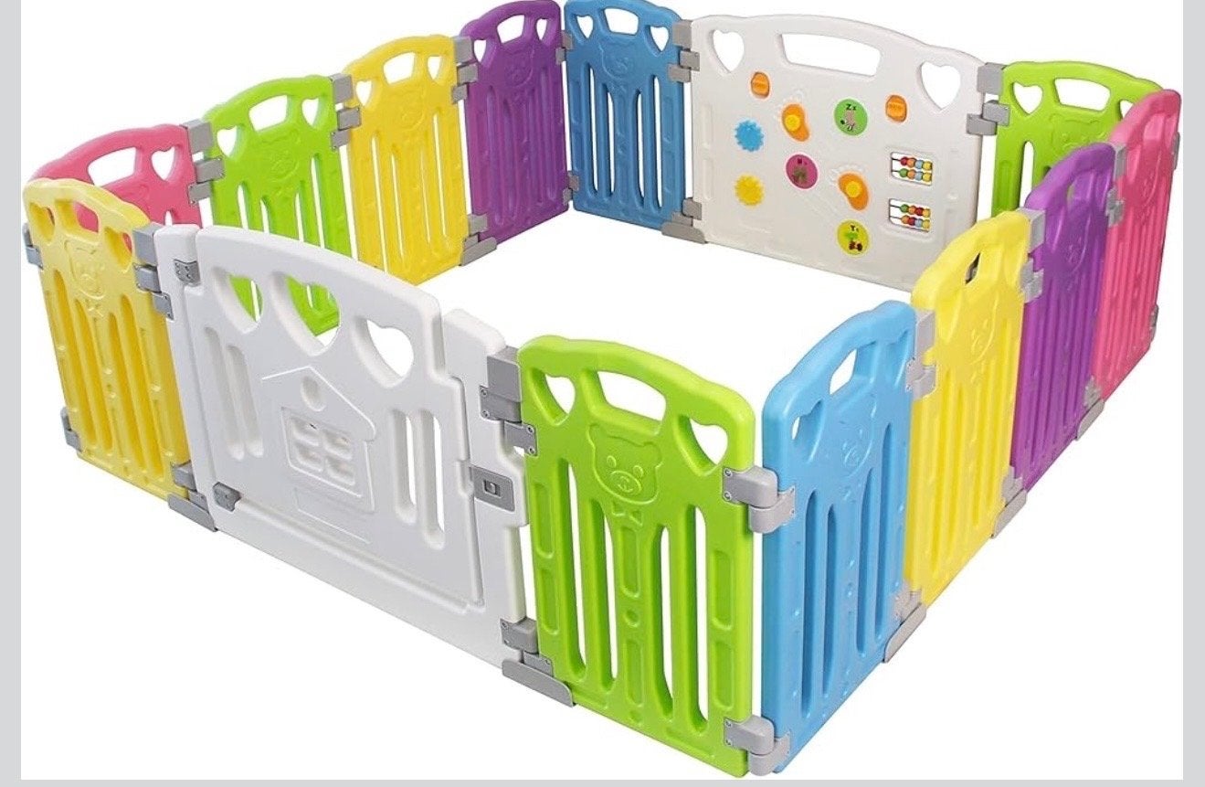Kleurrijke Box voor Baby's en Peuters, Kinderen en Baby's, Boxen, Ophalen, Gebruikt, Rechthoekig