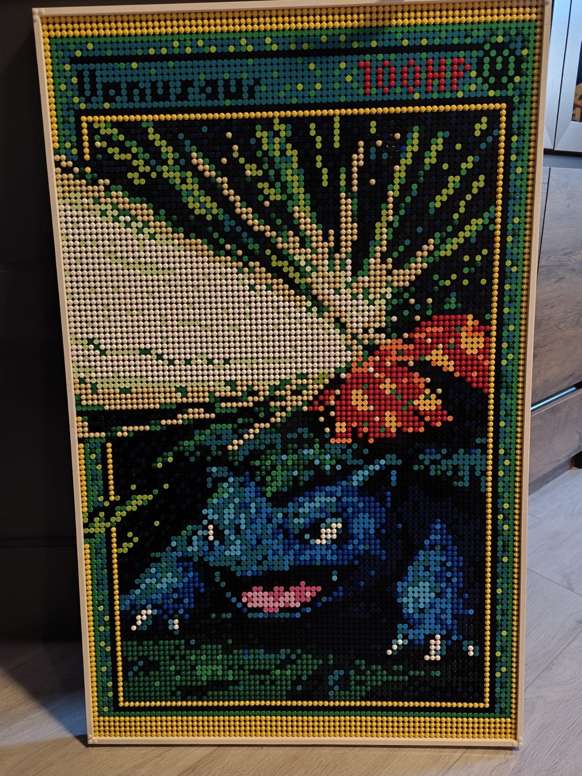 Unieke Bulbasaur Pokémon kaart mozaïek kunstwerk, Ophalen, Zo goed als nieuw, Overige typen