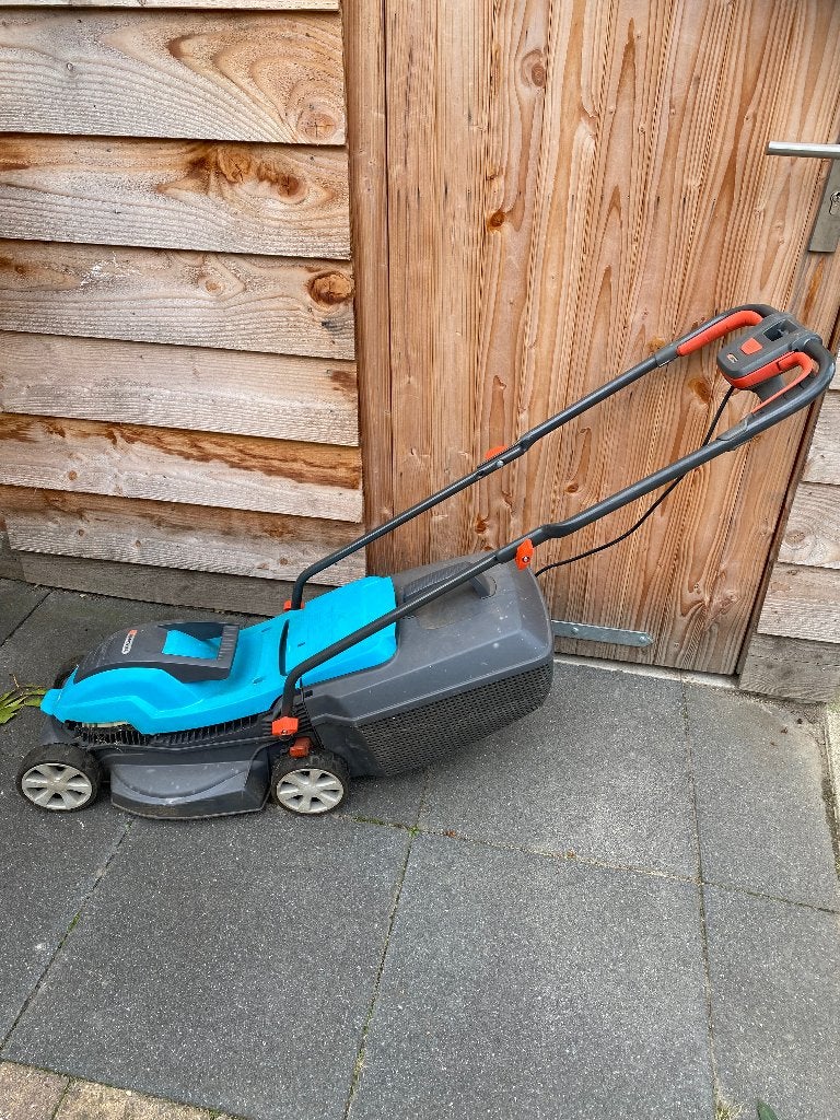 Grasmaaier, Ophalen, Gebruikt, Elektrische grasmaaier, Opvangbak