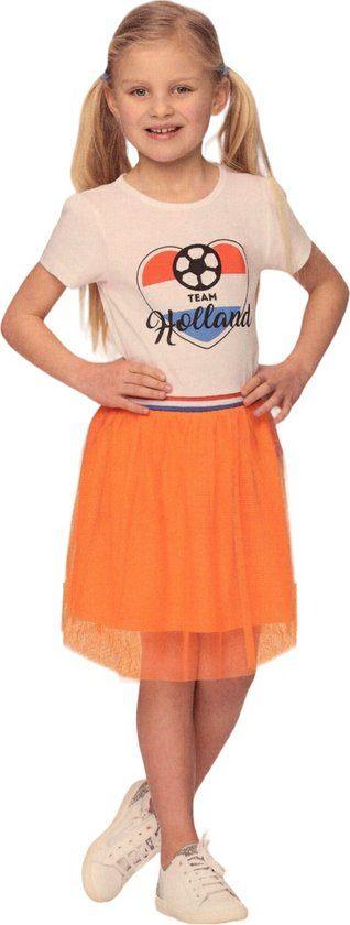 Meisjes Team Holland t-shirt en jurkje maat 86/92, Ophalen of Verzenden, Nieuw, Meisje, Setje