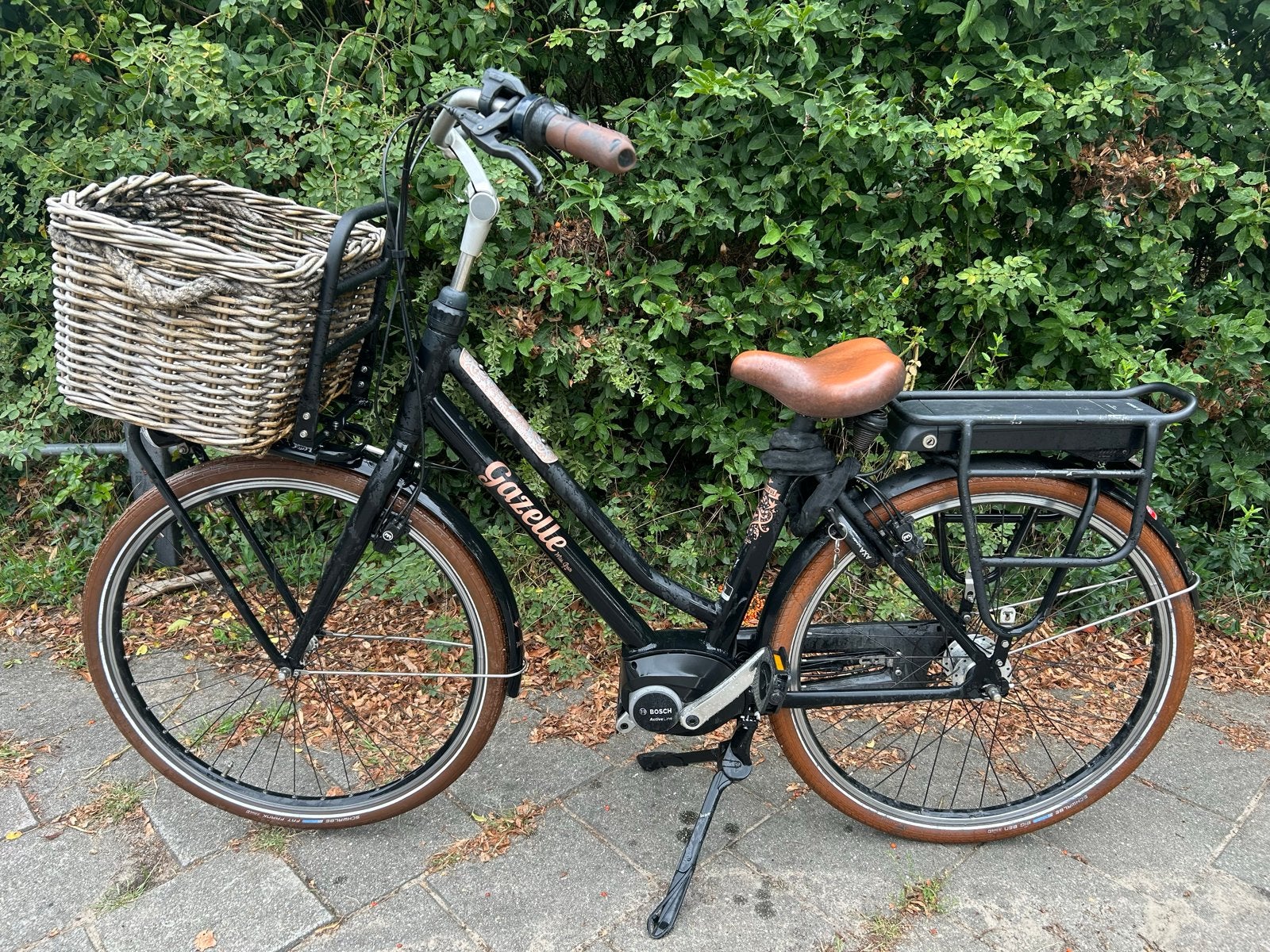 Gazelle Miss Grace C7 HMB elektrische fiets met mand, Ophalen, Gebruikt, 51 tot 55 cm, 50 km per accu of meer