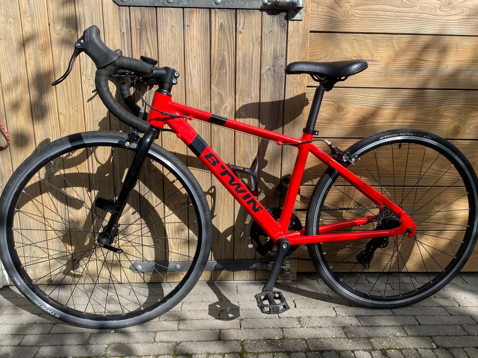 B TWIN racefiets  26 inch voor kinderen, Minder dan 10 versnellingen, Gebruikt, 26 inch, Velgrem