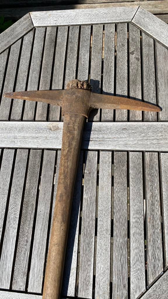 Oude pikhouweel, Tuin en Terras, Hand-tuingereedschap, Ophalen, Gebruikt