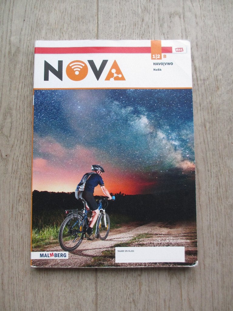 NOVA natuur-/scheikunde schoolboek 1-2 HAVO|VWO – deel B, Boeken, Gelezen, VWO, Natuurkunde, Malmberg