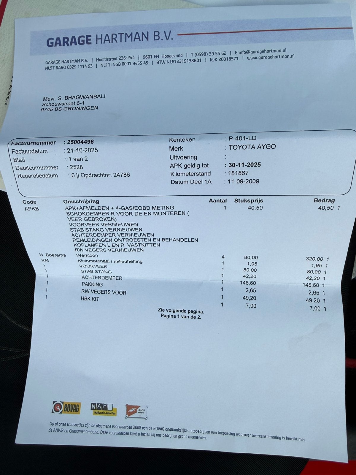 Foto 13 van Toyota Yaris 1.0 12V Vvt 14 maanden apk