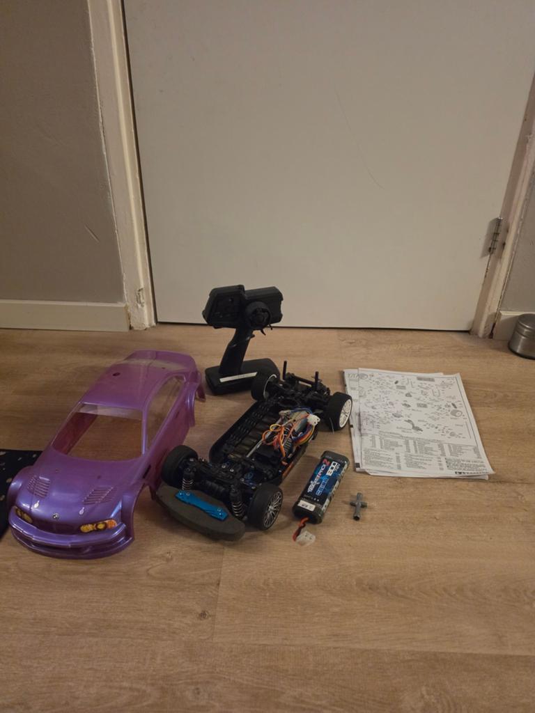 Tamiya tt01 bmw e46, Elektro, Ophalen of Verzenden, Schaal 1:10, Auto onroad