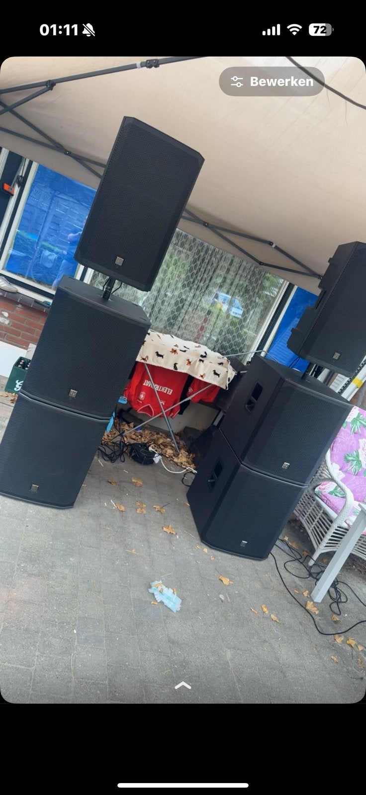 Electro voice Elx200 set, Ophalen, Zo goed als nieuw, Subwoofer, Overige merken