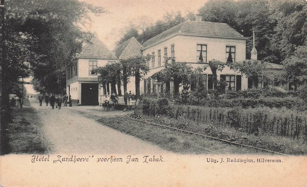 703-012-005 Hotel Zandhoeve voorheen Jan Tabak Hilversum, Verzenden, Voor 1920, Noord-Holland