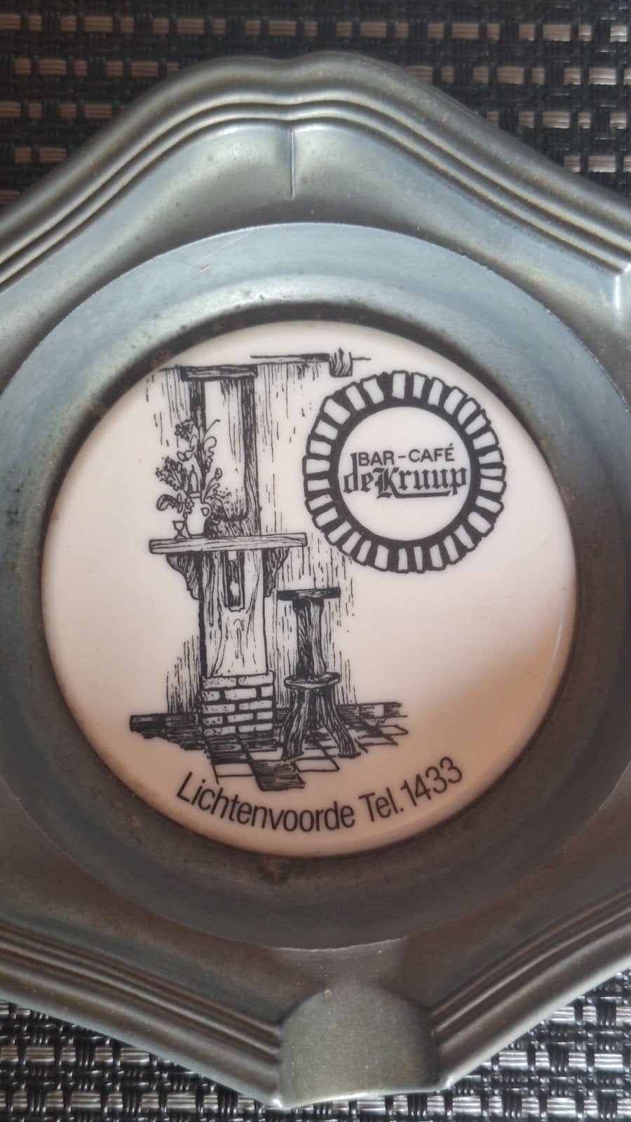 Asbak café  De Kruup Lichtenvoorde, Ophalen of Verzenden