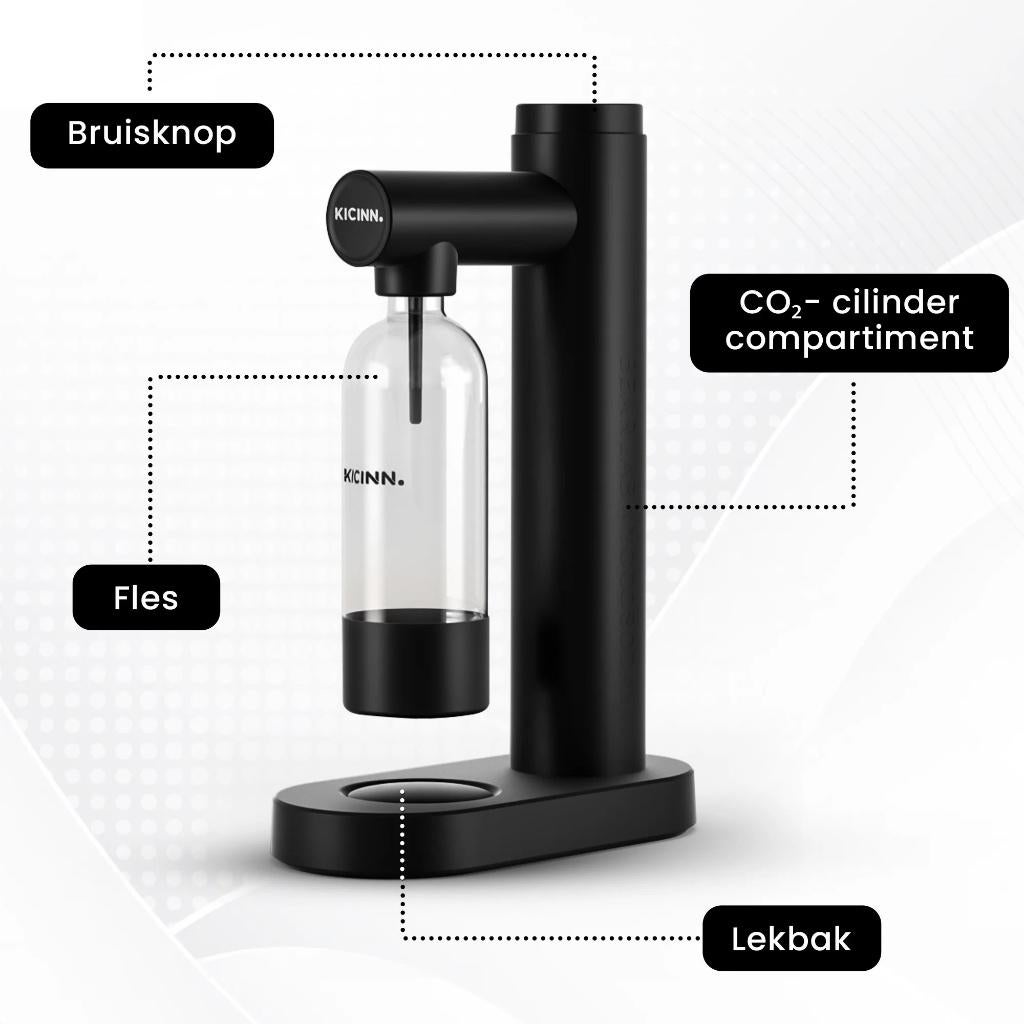 Bruiswatermaker Zwart, Witgoed en Apparatuur, Bruiswatermachines, Ophalen of Verzenden, Nieuw