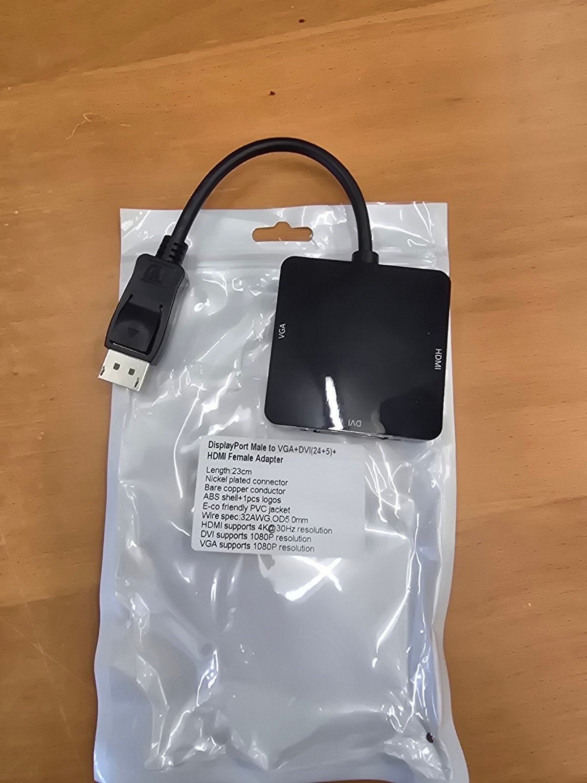 Displayport naar VGA/ DVI/ HDMI Adapter, Computers en Software, Pc- en Netwerkkabels, Ophalen of Verzenden, Nieuw