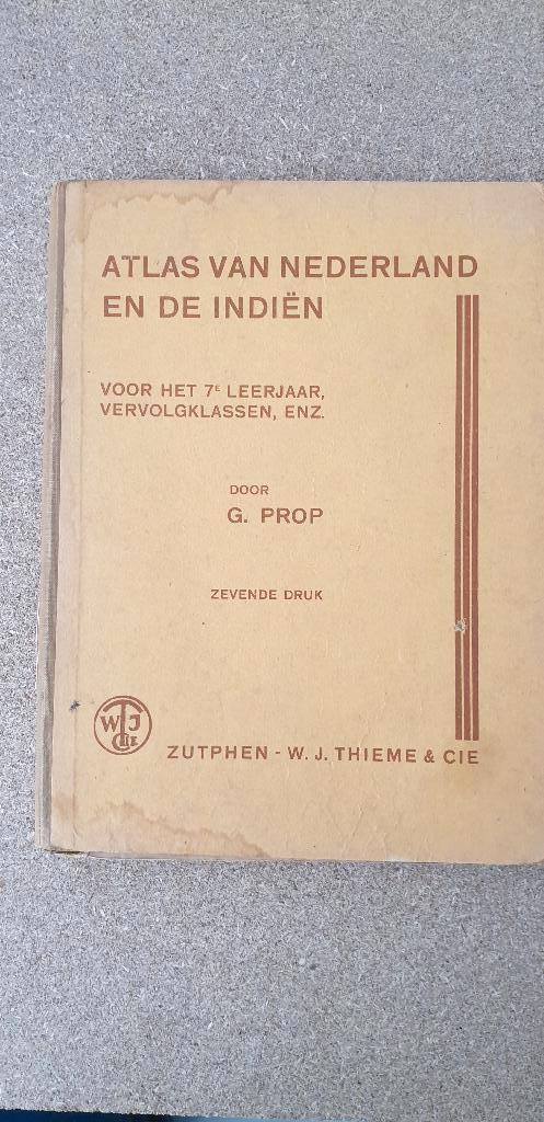 4804 atlas van nederland en de indien 7e druk uit 1930, Verzenden