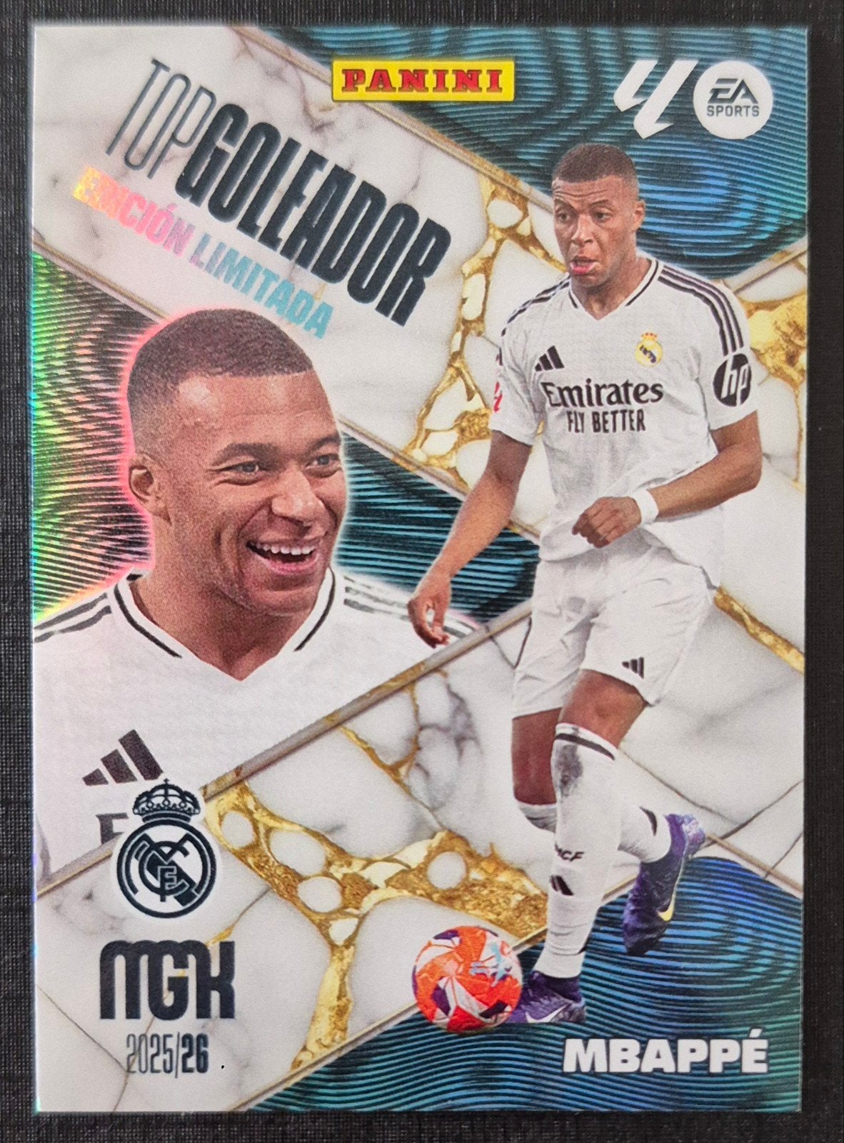 Panini Limited Edition Kylian Mbappe - Real Madrid, 25/26, Ophalen of Verzenden, Zo goed als nieuw, Buitenlandse clubs, Poster, Plaatje of Sticker