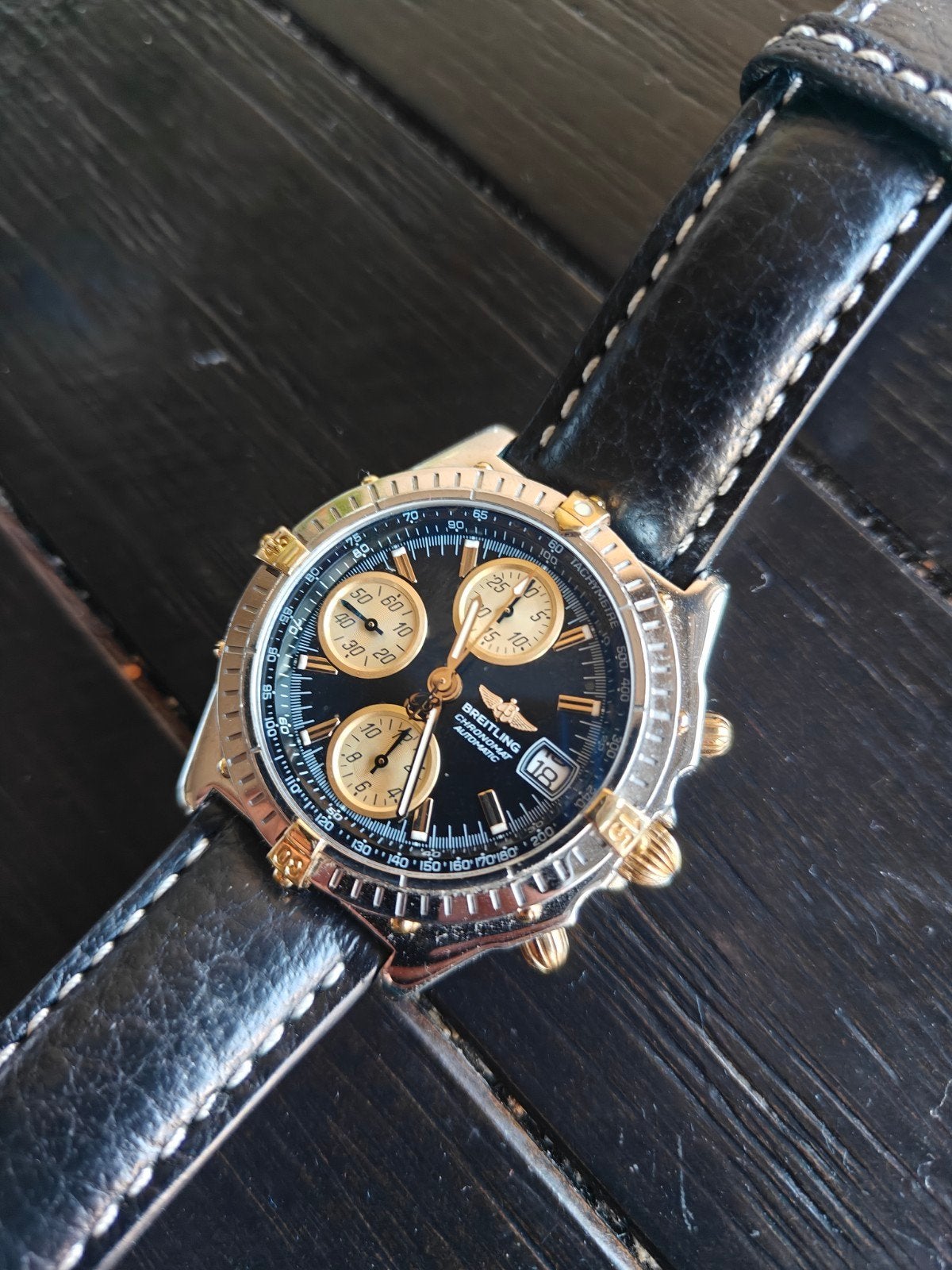 Breitling Chronomat GT B13352 | Watch Only, Sieraden, Tassen en Uiterlijk, Horloges | Heren, Overige merken, Leer, Staal, Polshorloge