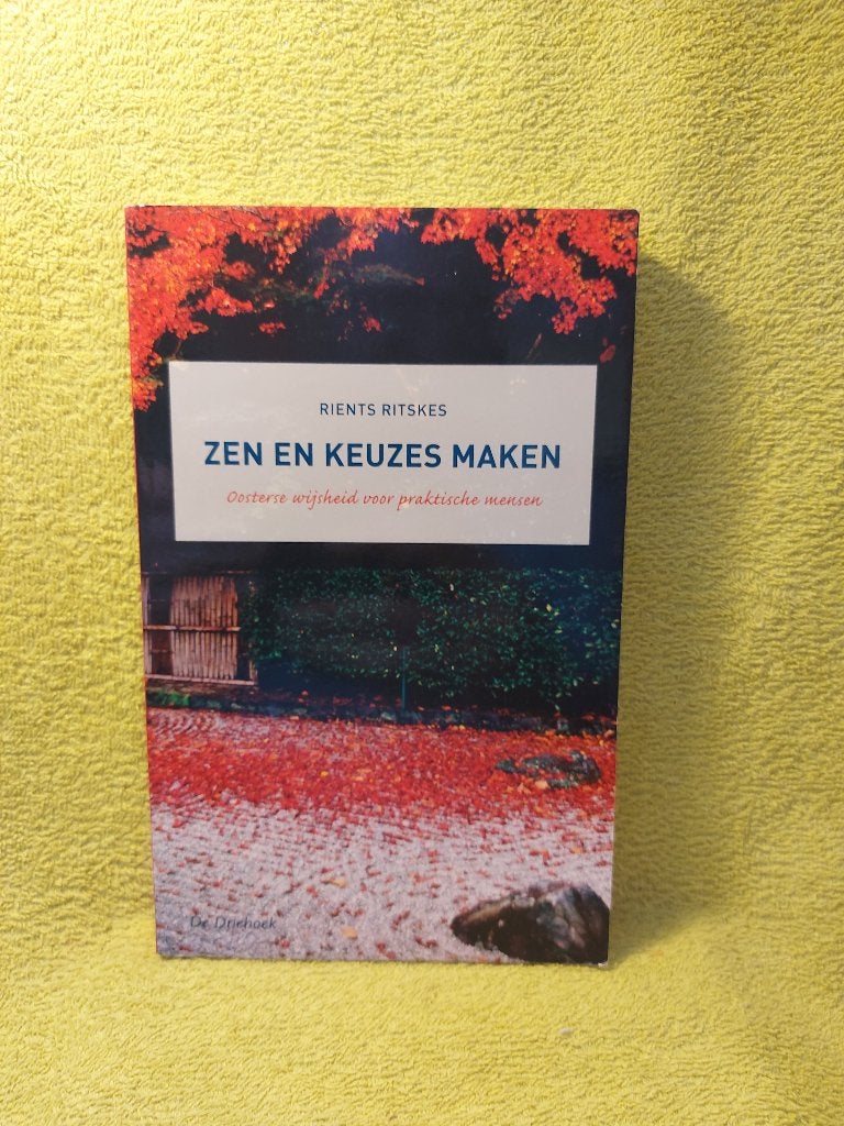 ZEN en Keuzes maken - Rients Ritskes., Ophalen of Verzenden, Zo goed als nieuw, Overige onderwerpen, Achtergrond en Informatie