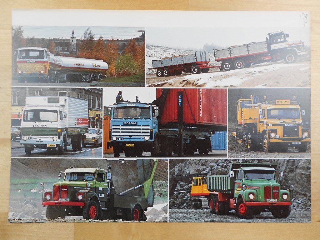 Scania Programma Brochure 1978 – 141 146 111 86 81, Ophalen of Verzenden, Zo goed als nieuw, Overige merken, Scania
