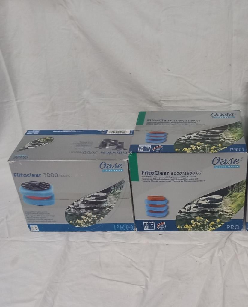 Oase Filtoclear 3000/6000 Filtersponzen Nieuw

Filtoclea, Tuin en Terras, Vijver-toebehoren, Ophalen, Nieuw, Vijverpomp