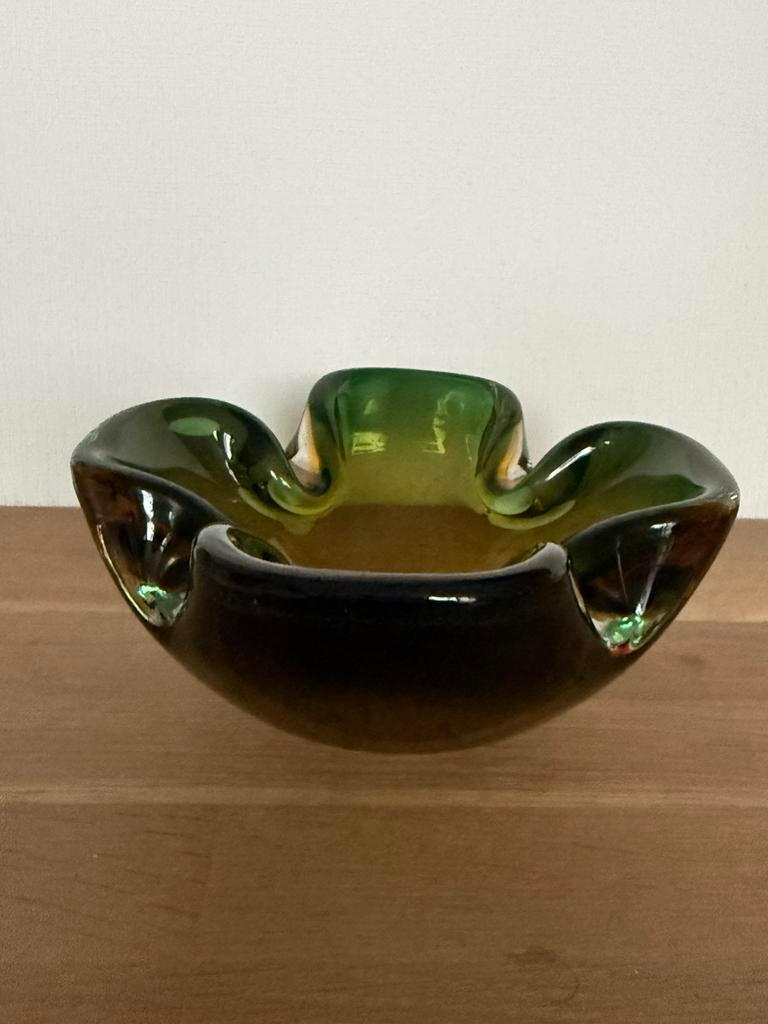 Vintage Murano glazen asbak/schal/waxinelichthouder, Huis en Inrichting, Woonaccessoires | Schalen en Manden, Ophalen of Verzenden