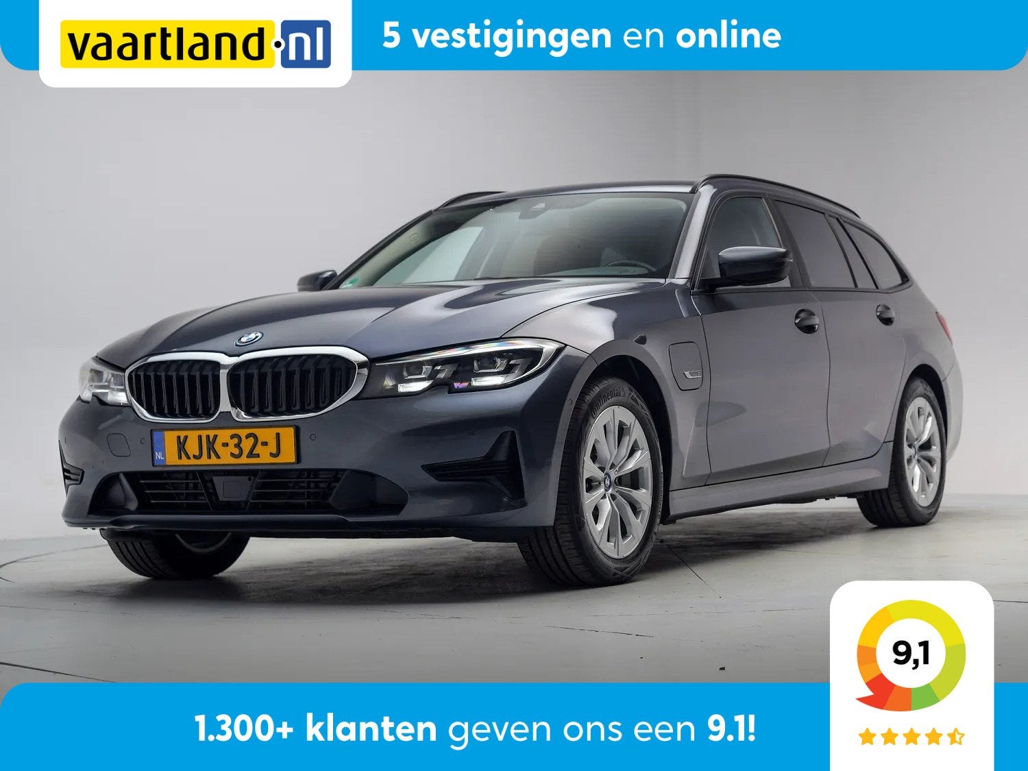 BMW 3 Serie Touring 330e Executive Sportline Aut. [ LED Adap, Auto's, 1998 cc, Achterwielaandrijving, Gebruikt, Hybride Elektrisch/Benzine