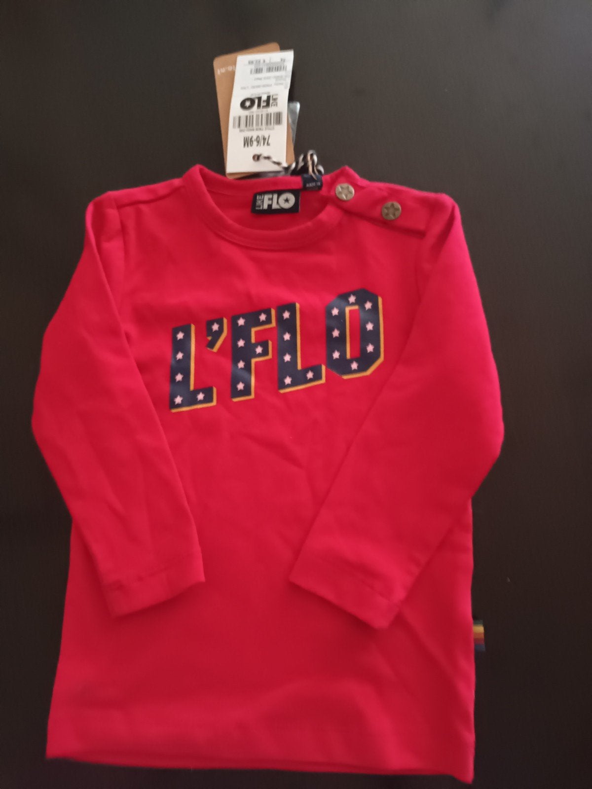 Nieuw Like FLO Shirtje Rood Maat 74 (6-9M), Jongetje of Meisje, Like FLO, Nieuw, Ophalen of Verzenden