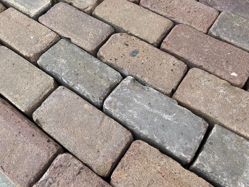 Oud gebakken klinkerkei rood genuanceerd, Tuin en Terras, Tegels en Klinkers, Ophalen of Verzenden, Nieuw, Keramiek, Klinkers