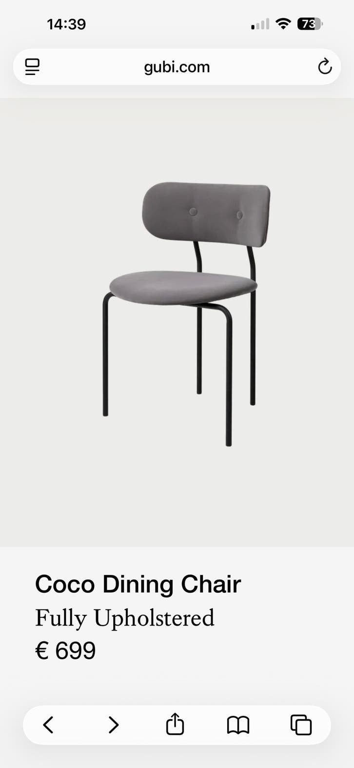 GUBI, Ophalen, Overige materialen, Minder dan 50 cm, Gebruikt