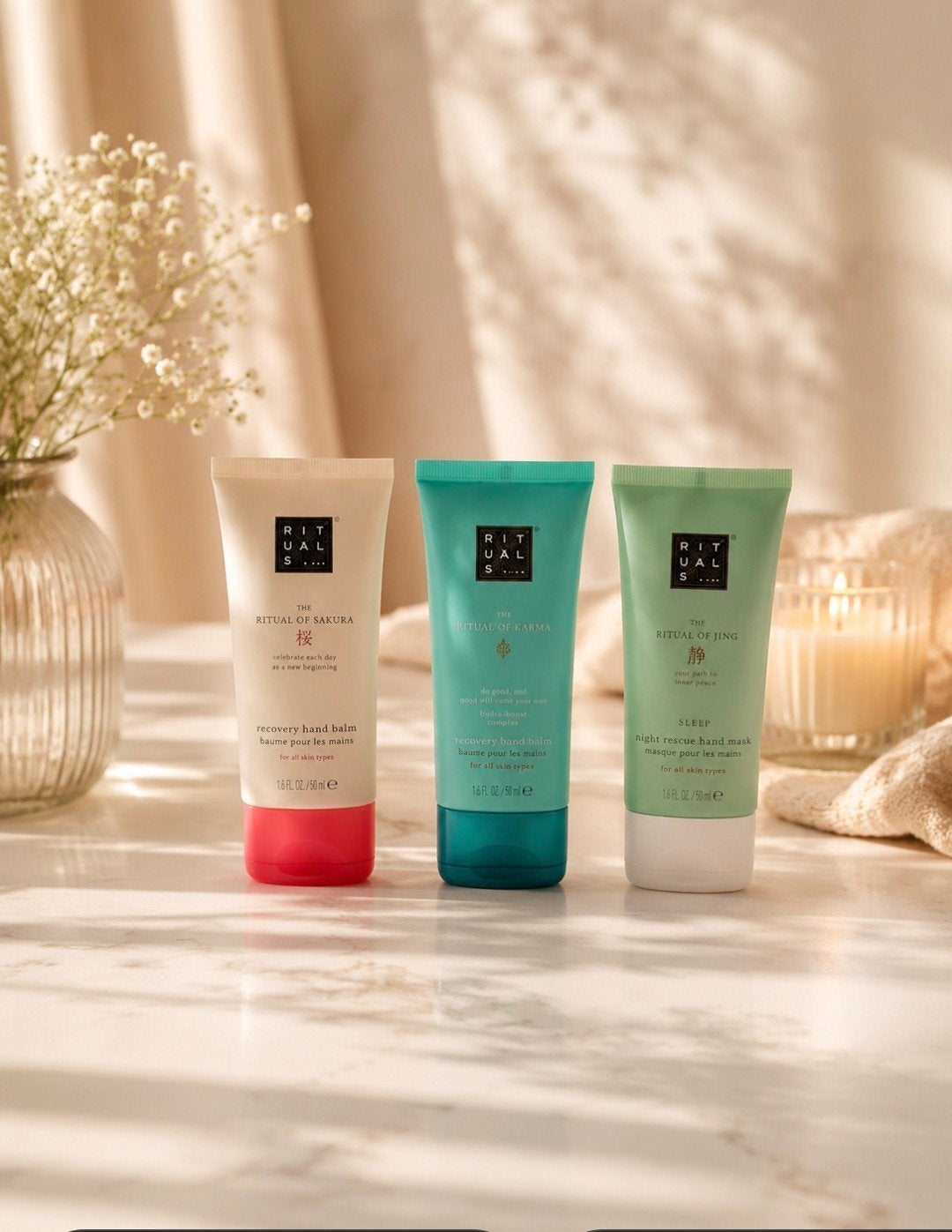 Rituals Handcrème Set - Sakura, Karma, Jing, Sieraden, Tassen en Uiterlijk, Uiterlijk | Lichaamsverzorging, Ophalen of Verzenden