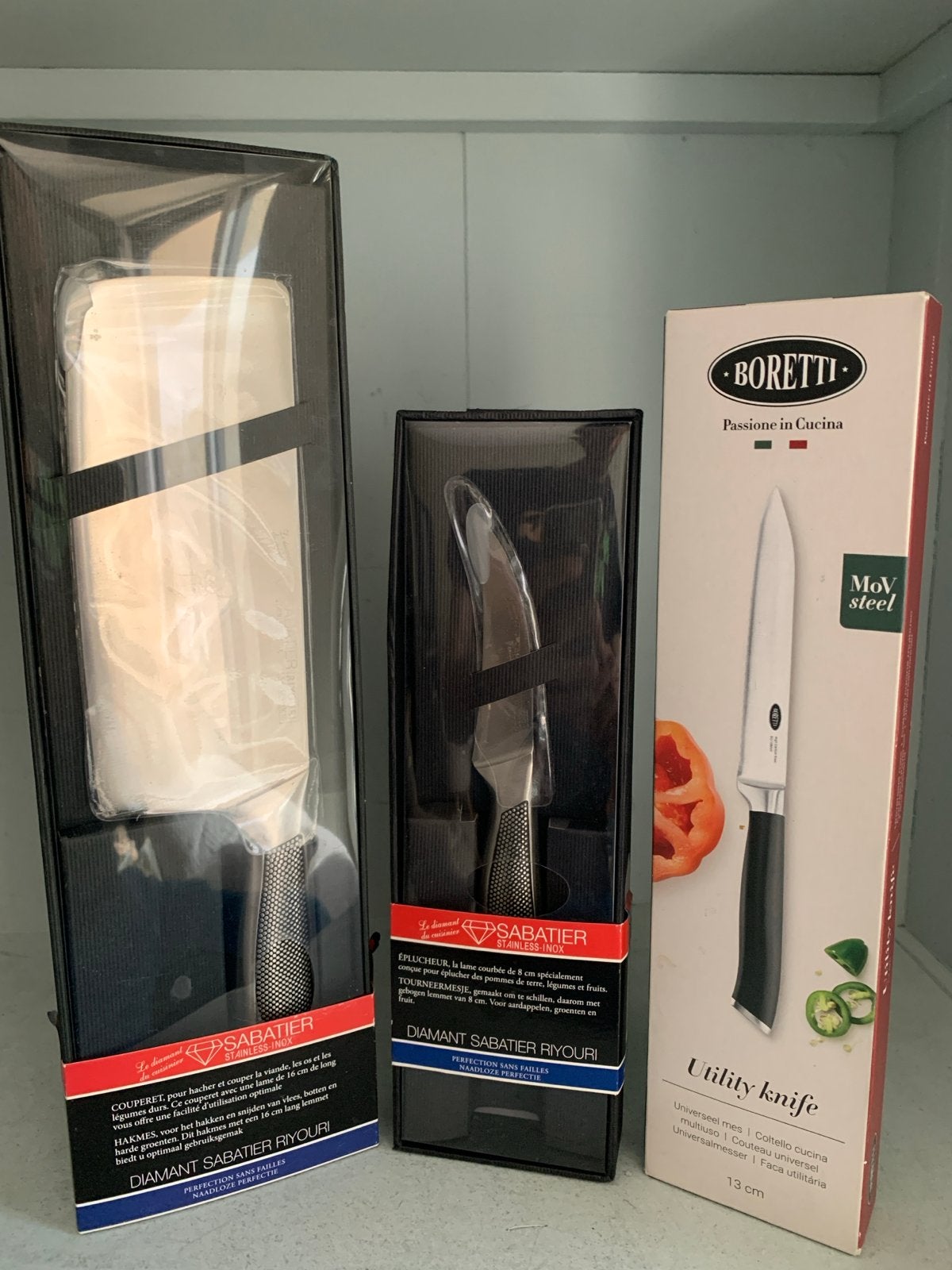 Professionele koksmessen - Sabatier & Boretti (Tourneer etc), Overige typen, Ophalen of Verzenden, Metaal, Nieuw