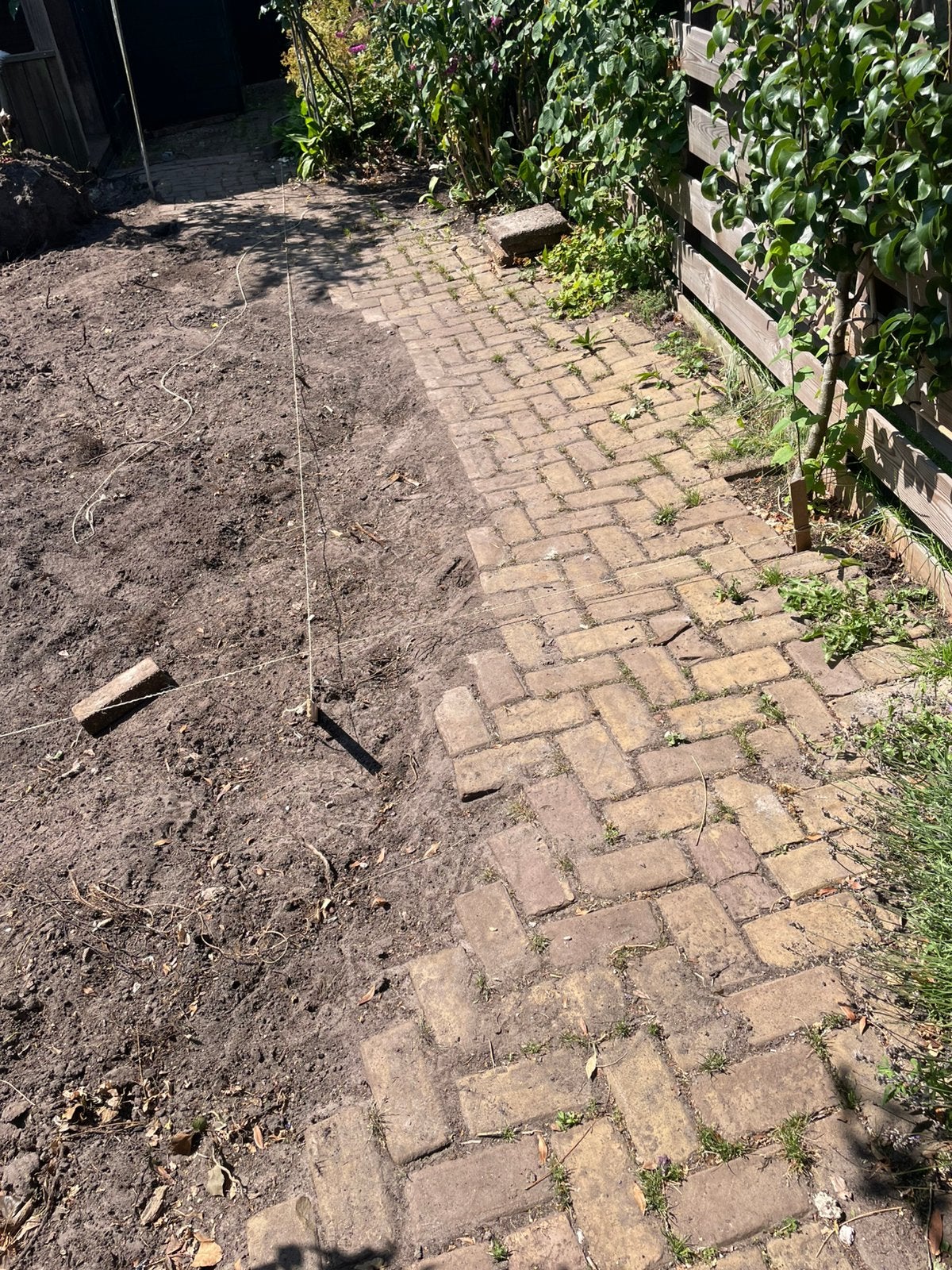 Gele bakstenen, Ophalen, Gebruikt, Beton, Klinkers
