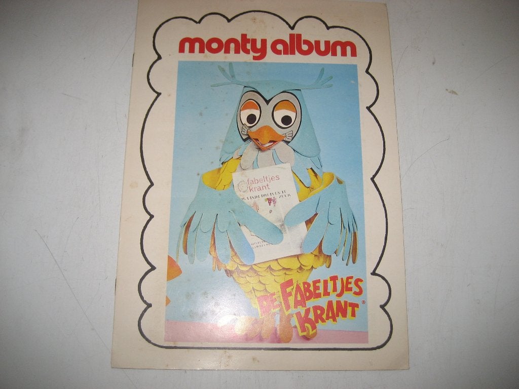 monty gum album de fabeltjeskrant, Ophalen of Verzenden, Gebruikt, Meerdere plaatjes