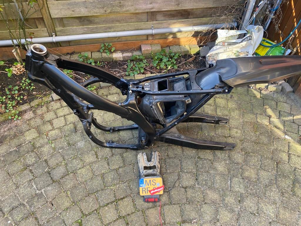Kawasaki KXF 450 frame met kenteken enduro off the road, Ophalen of Verzenden, Gebruikt