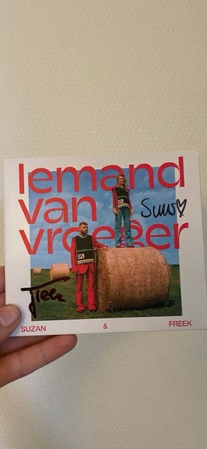 Suzan & Freek CD (Gesigneerd!), Ophalen of Verzenden, Zo goed als nieuw, Pop, Gesigneerd