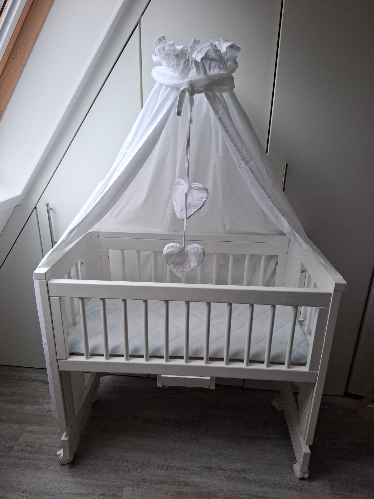 Co sleeper met hemeltje, Kinderen en Baby's, Ophalen, Gebruikt, Wieg