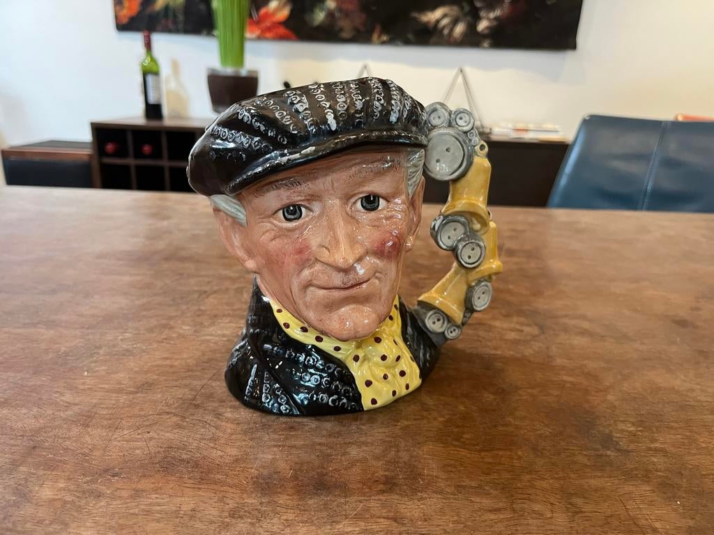 Zeldzame Royal Doulton 'Pearly King' kan/vaas - Antiek, Ophalen of Verzenden