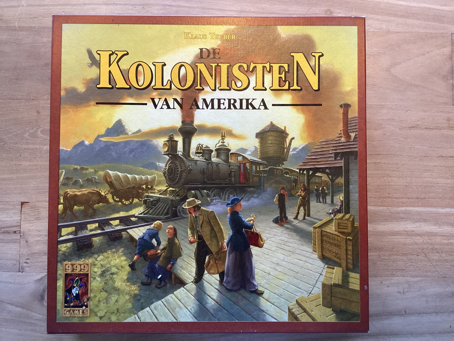Kolonisten van Amerika, Drie of vier spelers, Ophalen, Zo goed als nieuw