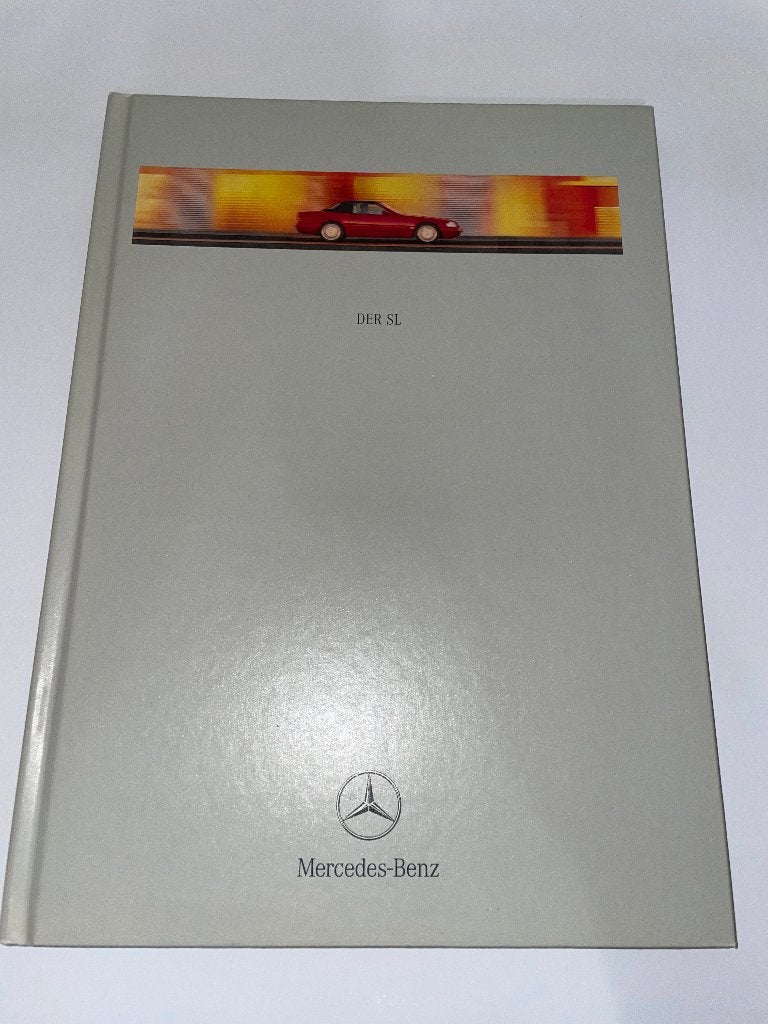 Mercedes SL Klasse brochure folder 1998 1999 - Der SL R129, Boeken, Auto's | Folders en Tijdschriften, Ophalen of Verzenden, Zo goed als nieuw