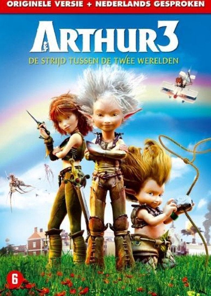 DVD - Arthur 3: De Strijd Tussen De Twee Werelden, Vanaf 6 jaar, Ophalen of Verzenden, Gebruikt