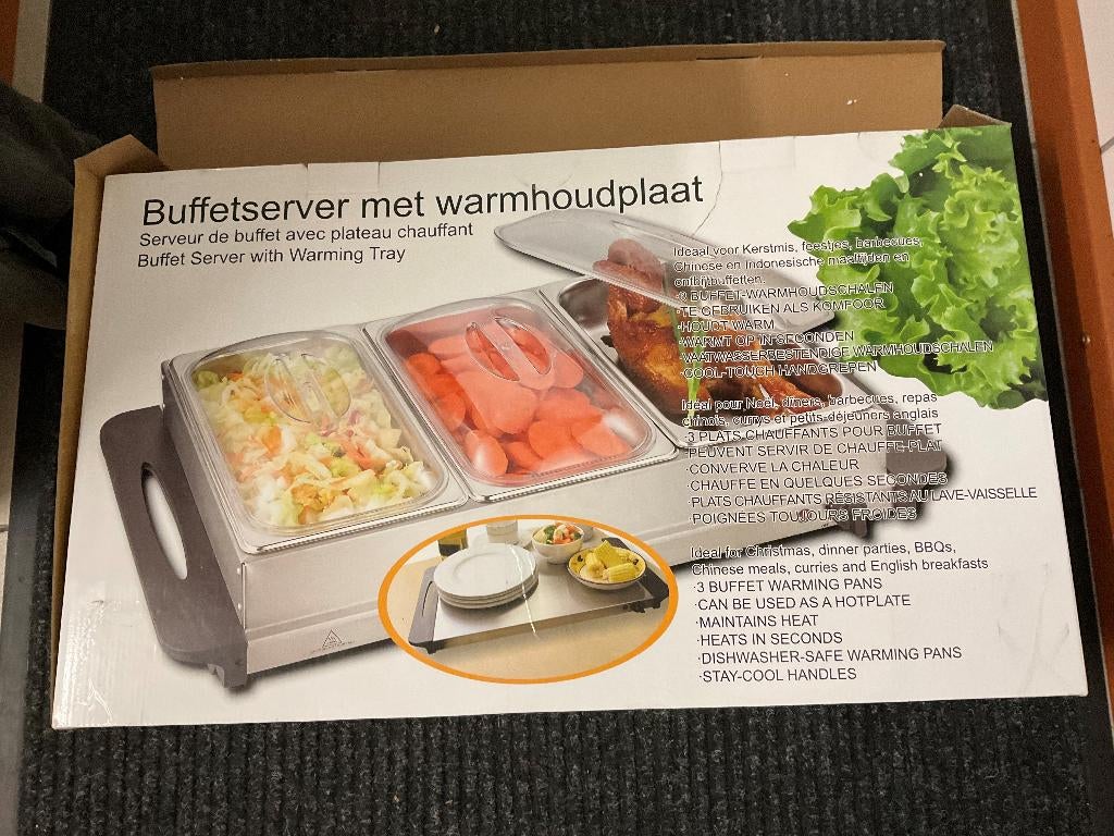 buffetserver nieuw in de doos, Huis en Inrichting, Keuken | Keukenbenodigdheden, Nieuw, Ophalen of Verzenden
