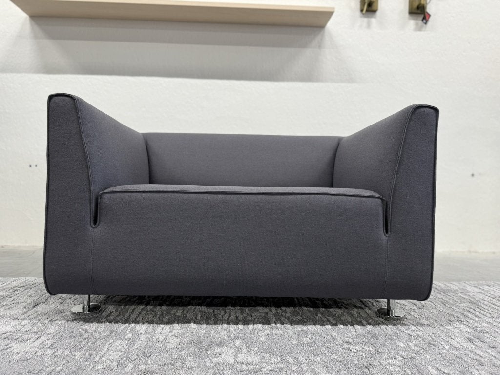 Nieuw Gelderland 4800 Loveseat 2 zits bank ploegwool 122, Ophalen of Verzenden, Rechte bank, Minder dan 150 cm, Info@gelderlanddesign.com