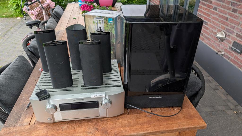 Marantz sr6004 en Harman Kardon speaker set, Ophalen, Overige merken, Overige spelers