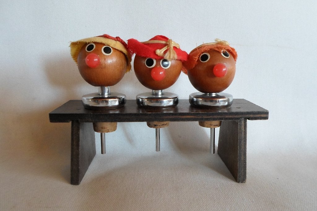Vintage Schenkkurken Hout Hans Bolling, Ophalen of Verzenden, Huis en Inrichting
