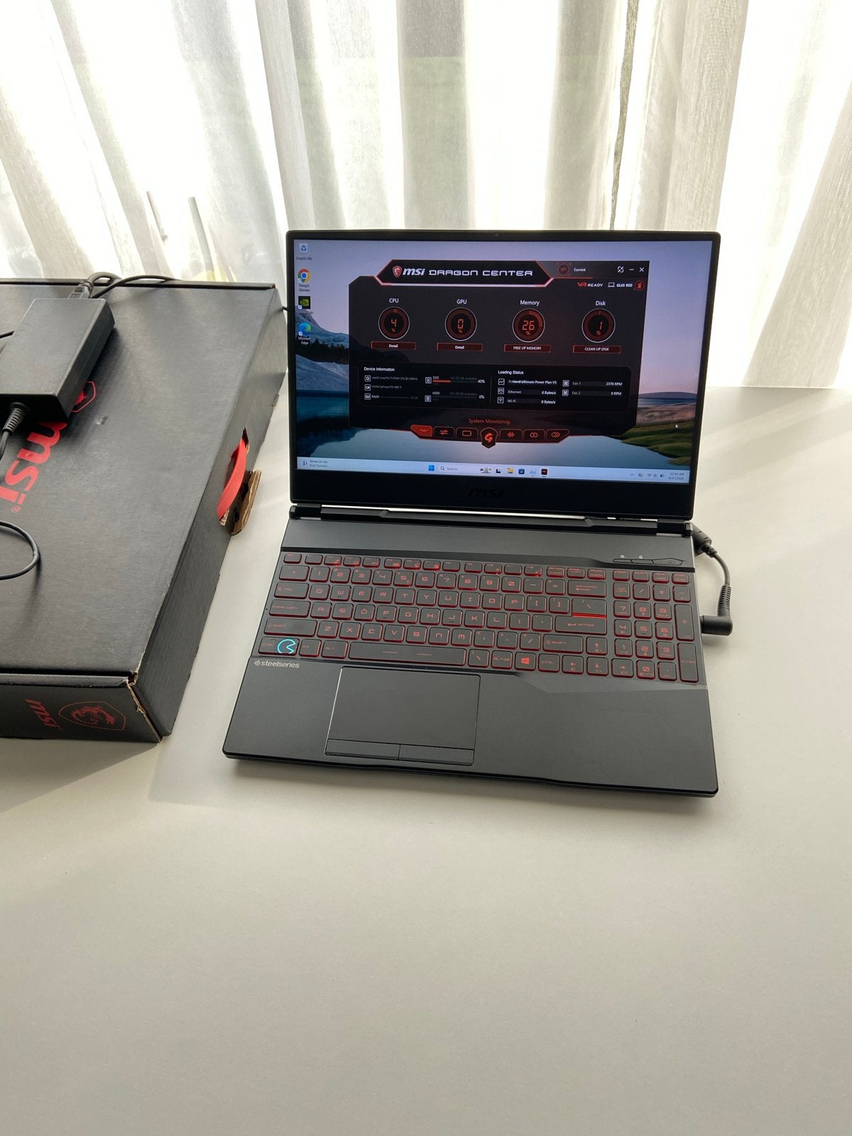 MSI GL65 Gaming Laptop i7-9750H GTX 1660 Ti 120Hz, Computers en Software, Ophalen, Met videokaart, 2 tot 3 Ghz, Zo goed als nieuw