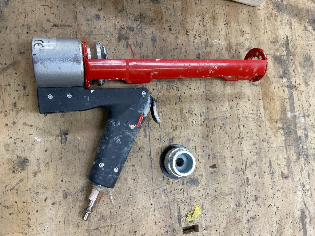 Kroger luchtdruk pistool , kit pistool voor compressor, Minder dan 25 liter, Ophalen of Verzenden, Zo goed als nieuw, 200 tot 400 liter/min