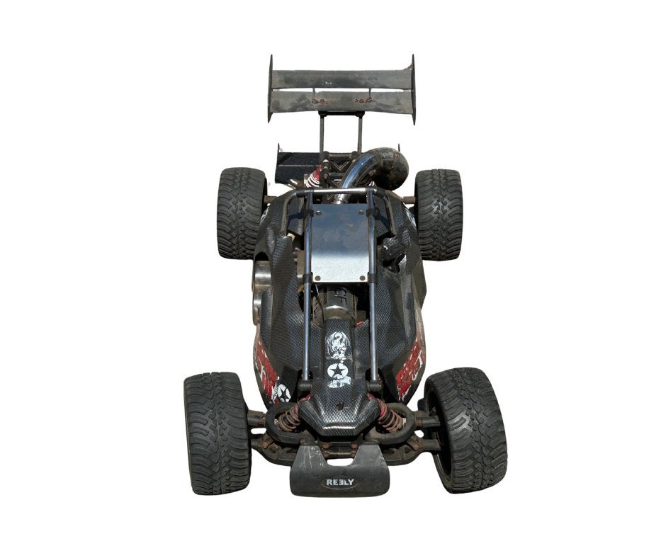 Reely Carbon Fighter III 1/5 benzine rc auto, Benzine, Gebruikt, Verzenden, Auto offroad